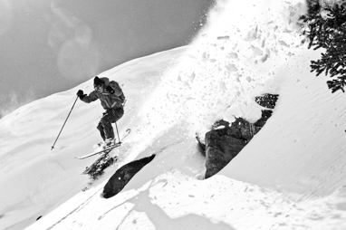 Chris Anthony Skiing Colorado backcountry.